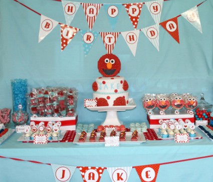 Elmo on Decoraci  N De Elmo Para Fiestas Infantiles   Decoracion