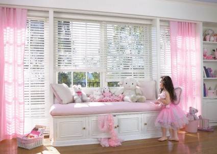 Habitación rosa para niñas