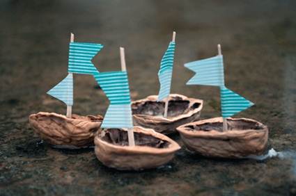 Barcos con nueces