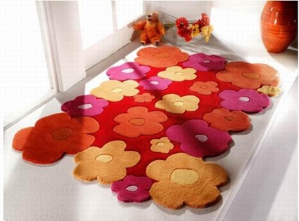alfombras flores
