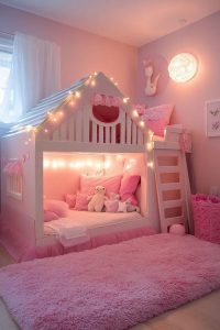 habitación infantil rosa